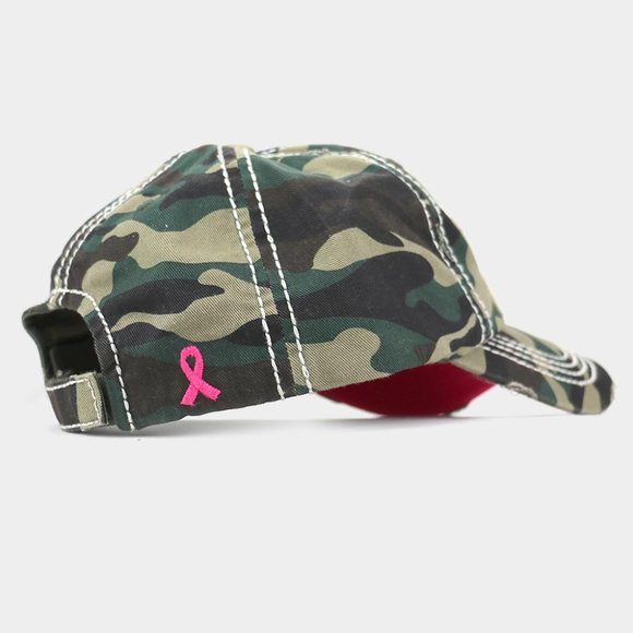 Breast Cancer Survivor Breast Cancer Fighter Hat - Picture 2 of 2